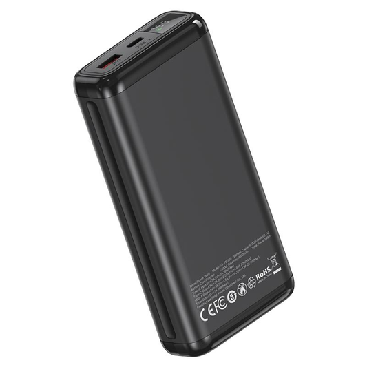 Baterie Externa XO Design PB309, 20000mAh, 22.5W, QC + PD, 1 x USB-A - 1 x USB-C, Neagra