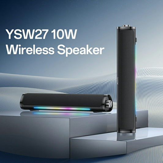 Boxa Bluetooth Yesido YSW27, 10W, RGB, Neagra