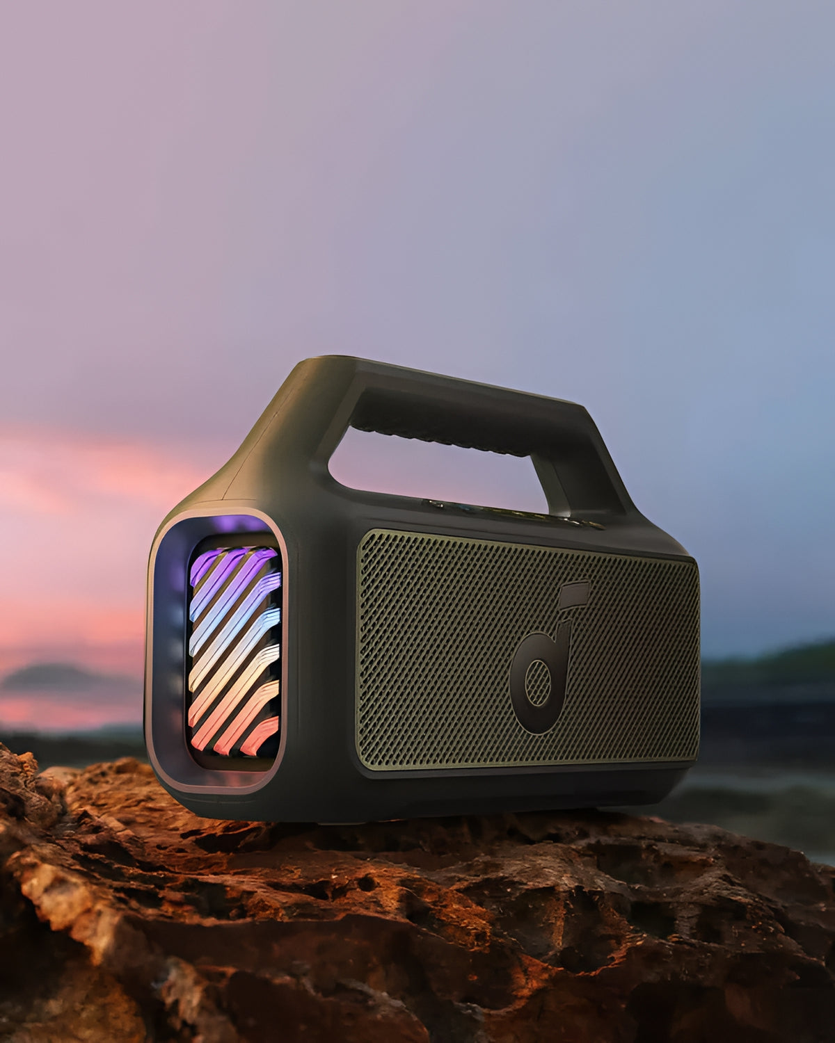 Boxa Portabila Bluetooth Anker SoundCore Boom 2 New Version, 80W, TWS, RGB, Waterproof, Verde A3138062
