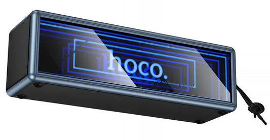 Boxa Portabila Bluetooth HOCO HC40, 2 x 10W, TWS, RGB, Neagra