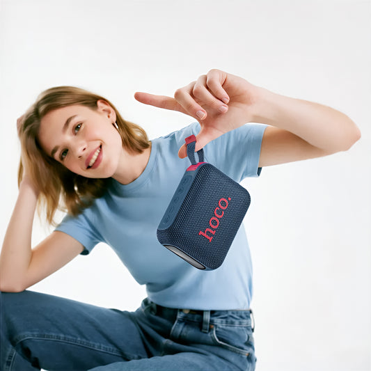Boxa Portabila Bluetooth HOCO HC31, 10W, TWS, RGB, Waterproof, Bleumarin