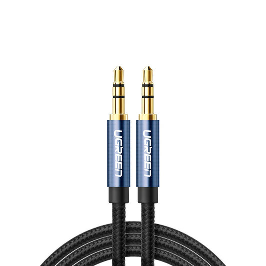 Cablu Audio 3.5mm - 3.5mm UGREEN AV112, 1.5m, Albastru