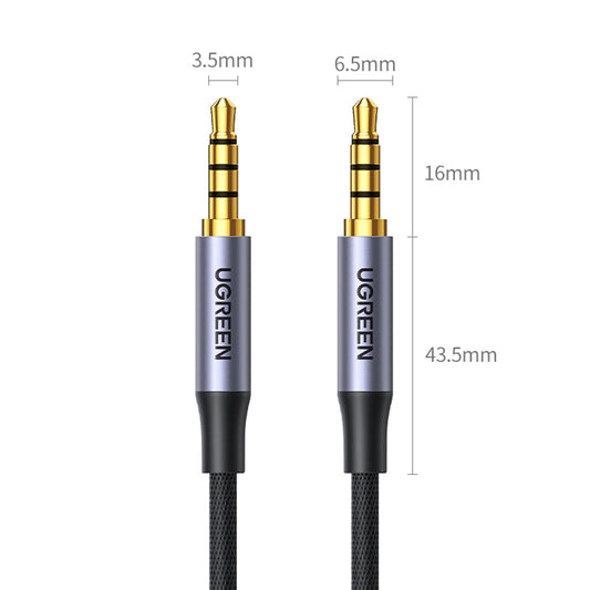 Cablu Audio 3.5mm - 3.5mm UGREEN AV183, 2m, Negru