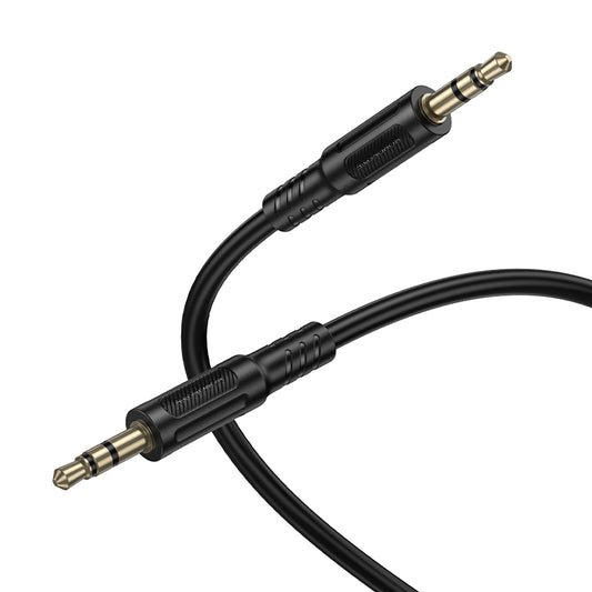Cablu Audio 3.5mm - 3.5mm Borofone BL25 Nice, 1m, Negru