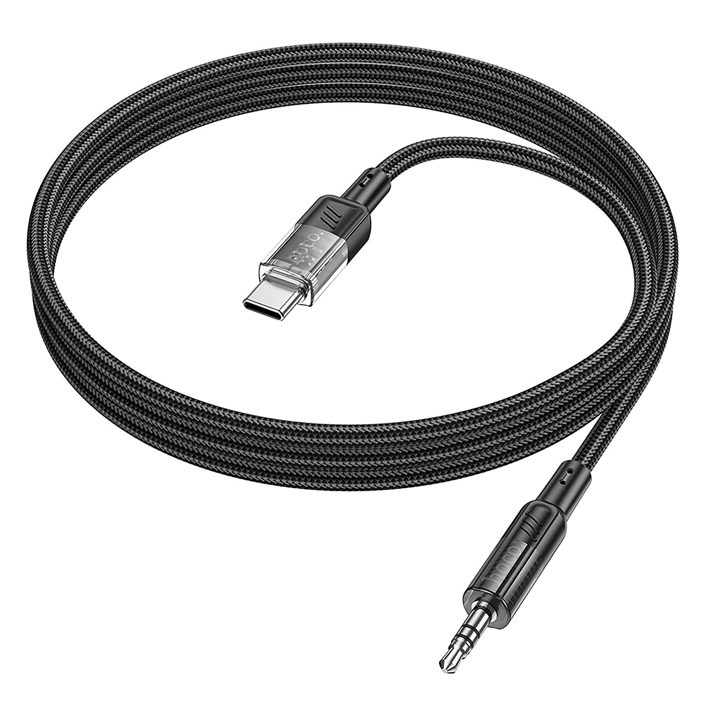 Cablu Audio USB-C - 3.5mm HOCO UPA27, 1.2m, Negru