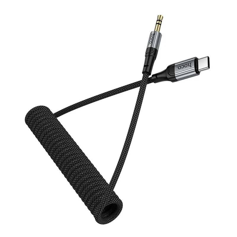 Cablu Audio USB-C - 3.5mm HOCO UPA33B, 1.5m, Negru