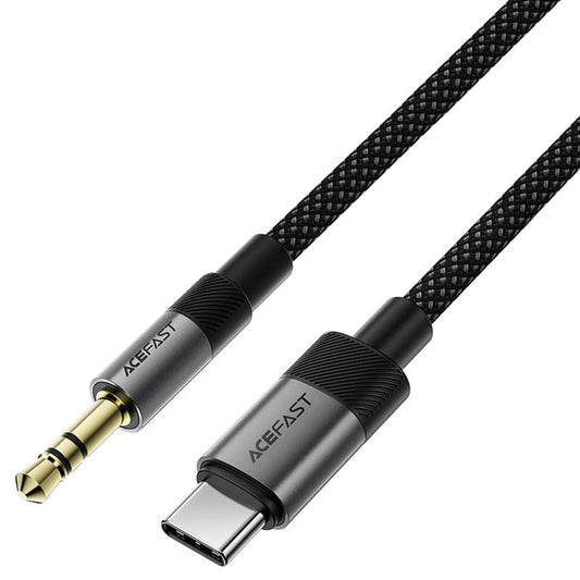 Cablu Audio USB-C - 3.5mm Acefast J11, 1m, Negru