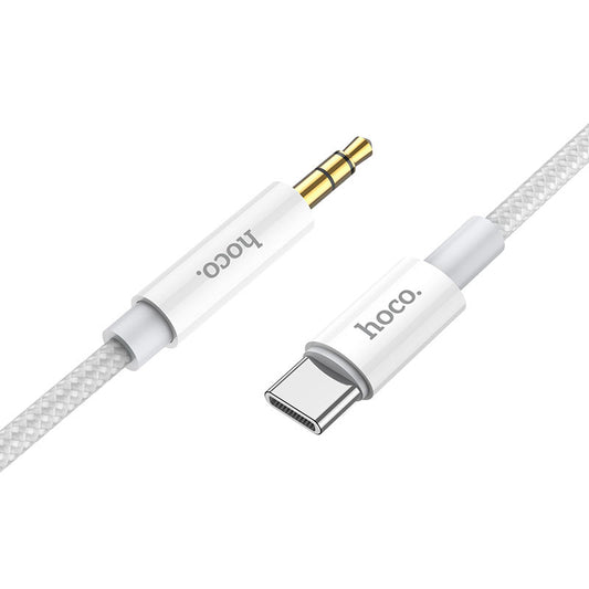 Cablu Audio USB-C - 3.5mm HOCO UPA19, 1m, Argintiu