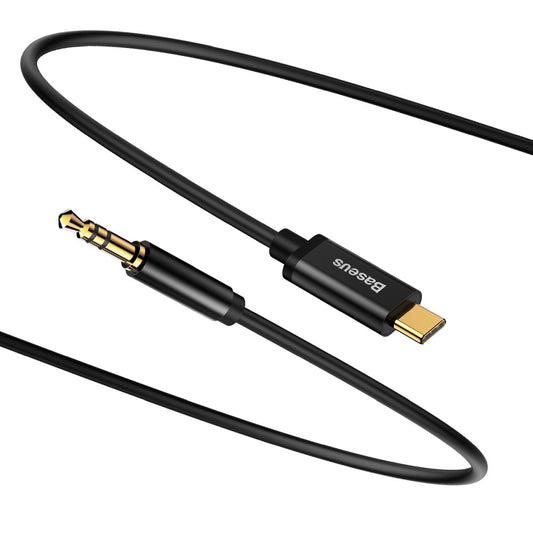 Cablu Audio USB-C - 3.5mm Baseus Yiven M01, 1.2m, Negru CAM01-01