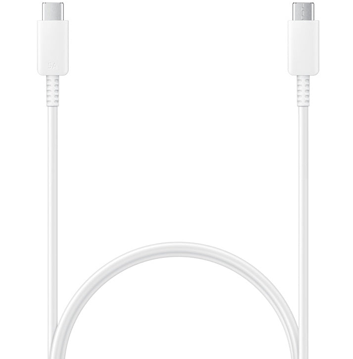 Cablu Date si Incarcare USB-C - USB-C Samsung EP-DN975, 100W, 1m, Alb EP-DN975BWEGWW