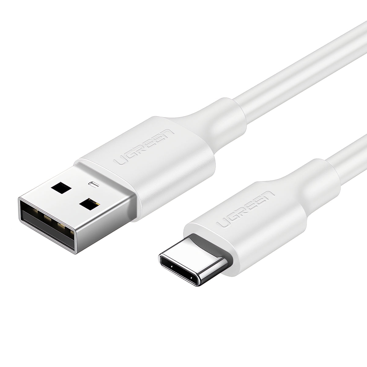 Cablu Date si Incarcare USB-A - USB-C UGREEN US287, 18W, 1m, Alb