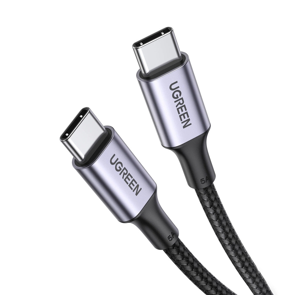 Cablu Date si Incarcare USB-C - USB-C UGREEN US316, 100W, 0.5m, Gri