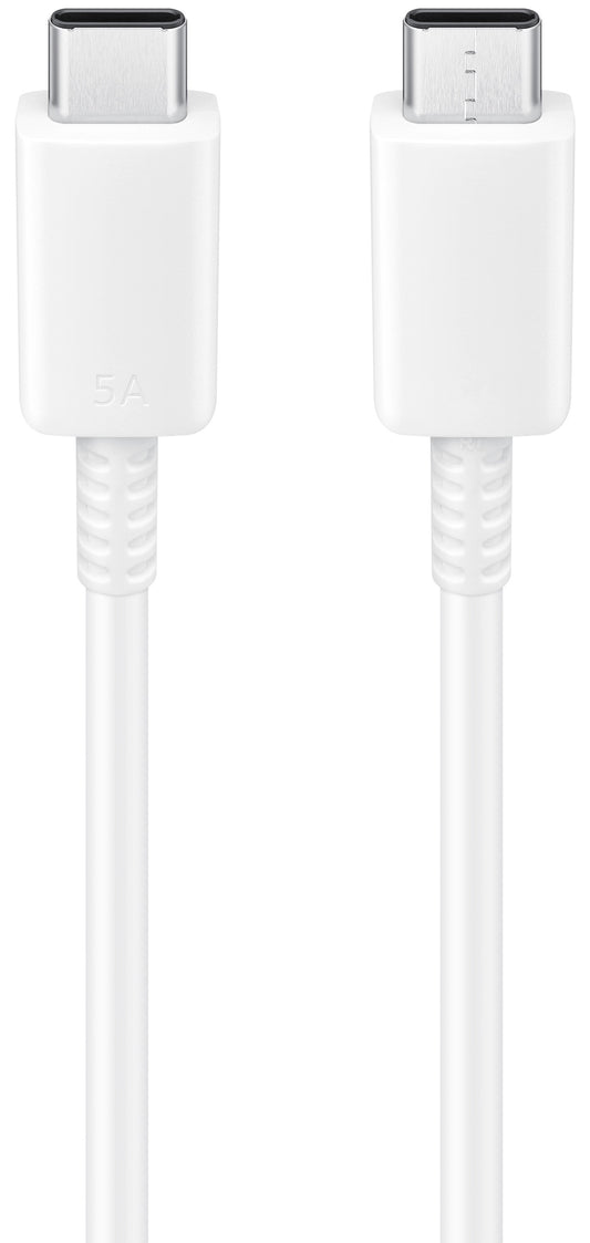 Cablu Date si Incarcare USB-C - USB-C Samsung EP-DN975, 100W, 1m, Alb EP-DN975BWEGWW