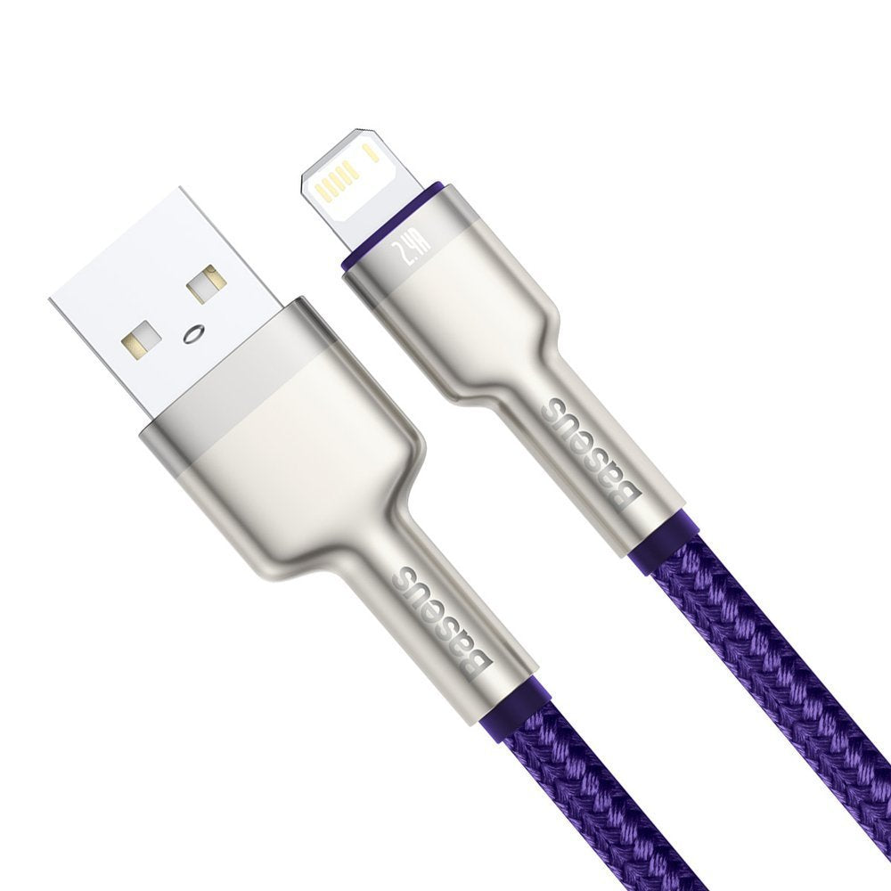 Baseus Cafule Metal USB-A auf Lightning Kabel 18W 1m | Lila