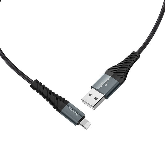Cablu Date si Incarcare USB-A - Lightning HOCO X38 Cool, 18W, 1m, Negru