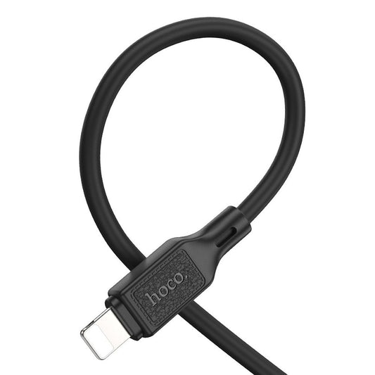 Cablu Date si Incarcare USB-A - Lightning HOCO X90, 18W, 1m, Negru
