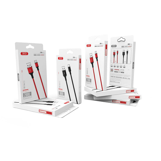 Cablu Date si Incarcare USB-A - USB-C XO Design NB143, 18W, 1m, Negru