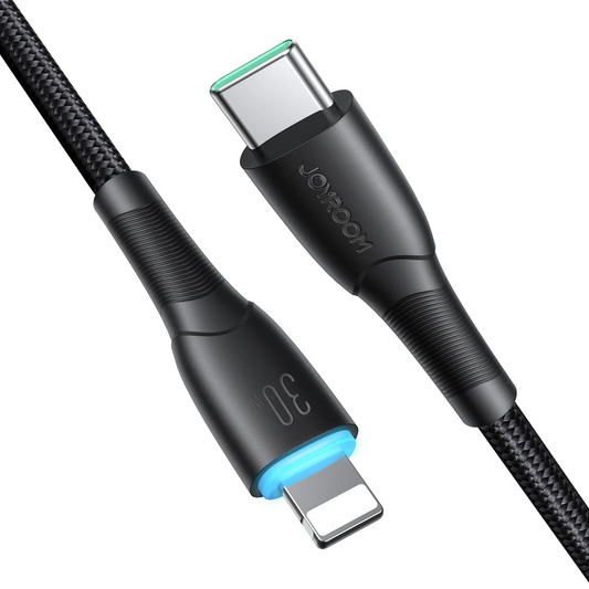 Cablu Date si Incarcare USB-C - Lightning Joyroom S-A32, 30W, 1m, Negru