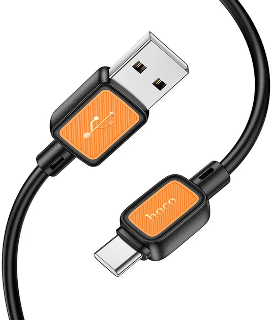 Cablu Date si Incarcare USB-A - USB-C HOCO X108, 18W, 1m, Negru
