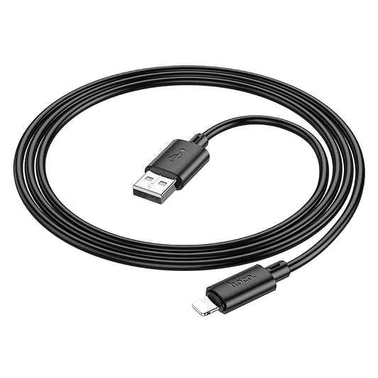 Cablu Date si Incarcare USB-A - Lightning HOCO X88, 18W, 1m, Negru