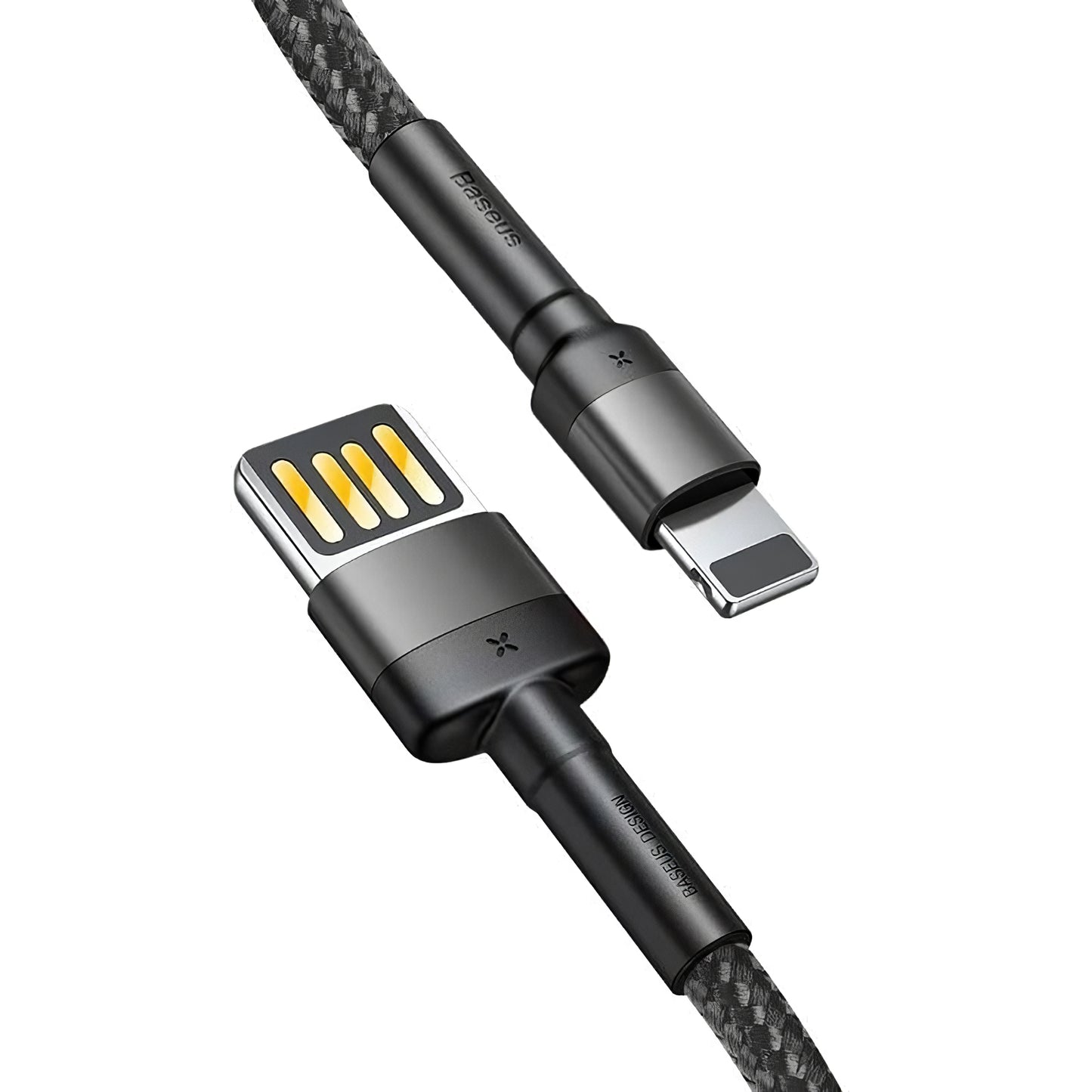 Cablu Date si Incarcare USB-A - Lightning Baseus Cafule Special Edition, 18W, 2m, Gri CALKLF-HG1