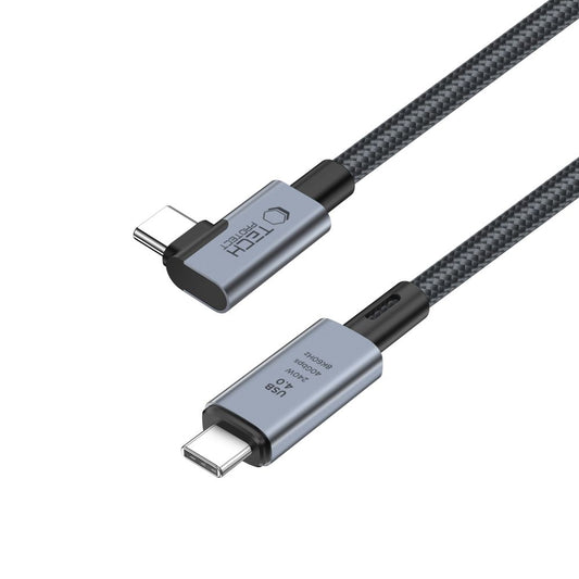 Cablu Date si Incarcare USB-C - USB-C Tech-Protect Ultraboost Max L, 240W, 1.5m, Gri