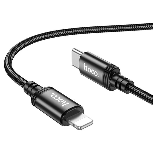 Cablu Date si Incarcare USB-C - Lightning HOCO X89, 20W, 1m, Negru