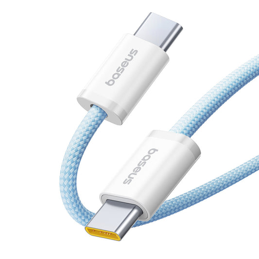 Cablu Date si Incarcare USB-C - USB-C Baseus Dynamic 4 Series, 100W, 1m, Albastru P10381400311-00