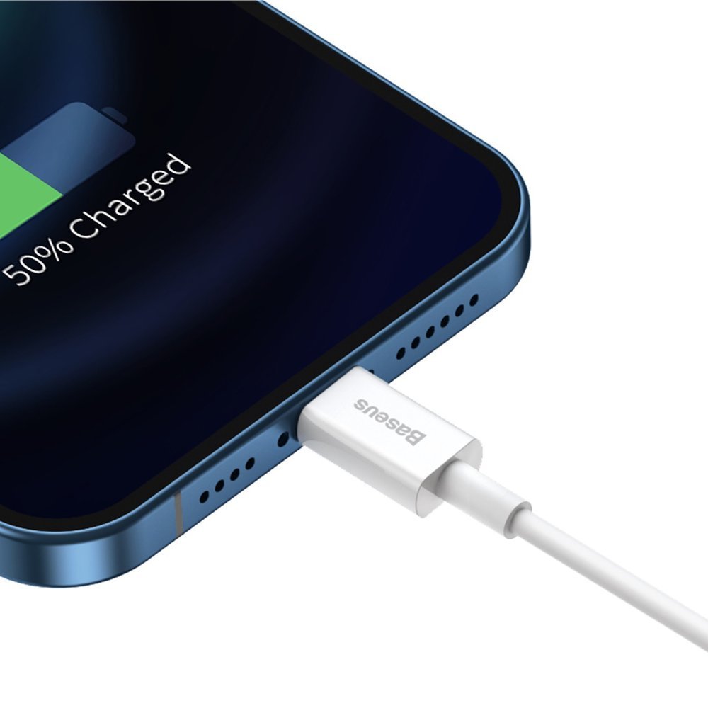 Baseus Superior Series USB-A auf Lightning Kabel 20W 1m | Weiß