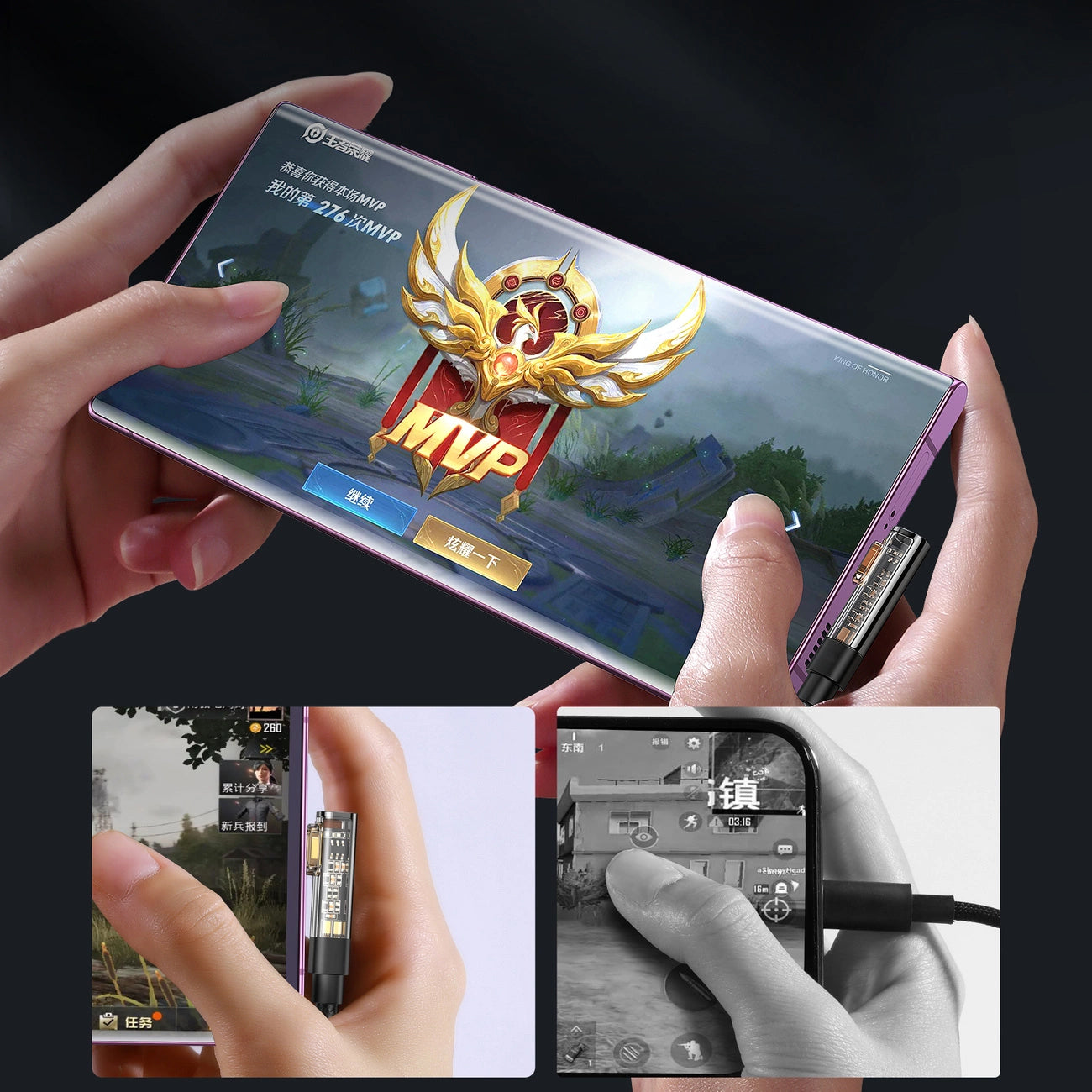 Cablu Date si Incarcare USB-C - USB-C Joyroom S-A6 Angled, 100W, 1.2m, Negru