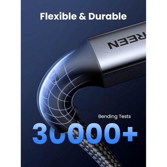 Cablu Date si Incarcare USB-C - USB-C UGREEN US567, 60W, 1m, Gri