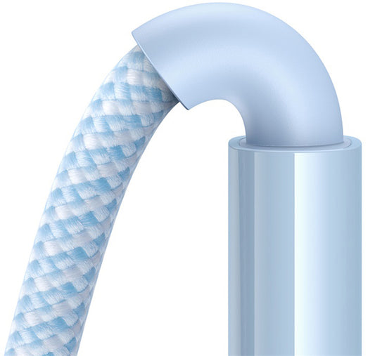 Cablu Date si Incarcare USB-A - USB-C Baseus Display 2, 100W, 2m, Albastru P10382701311-01