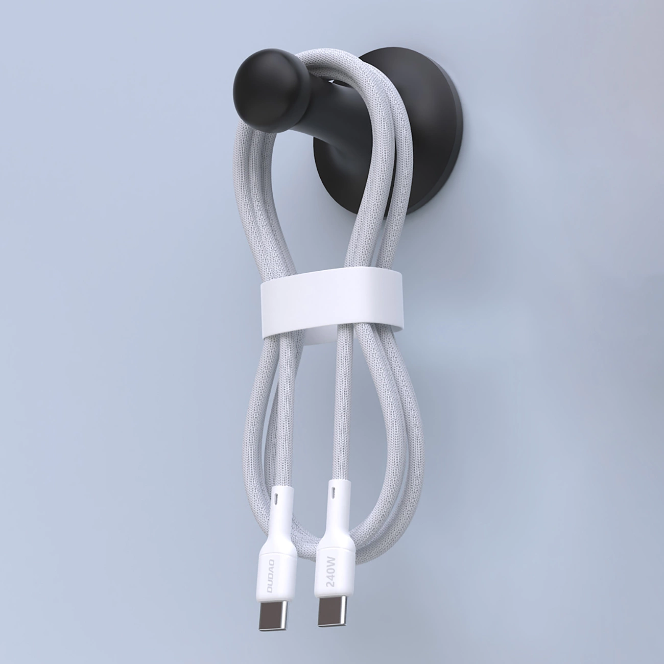 Cablu Date si Incarcare USB-C - USB-C Dudao L9C Max, 240W, 2m, Alb
