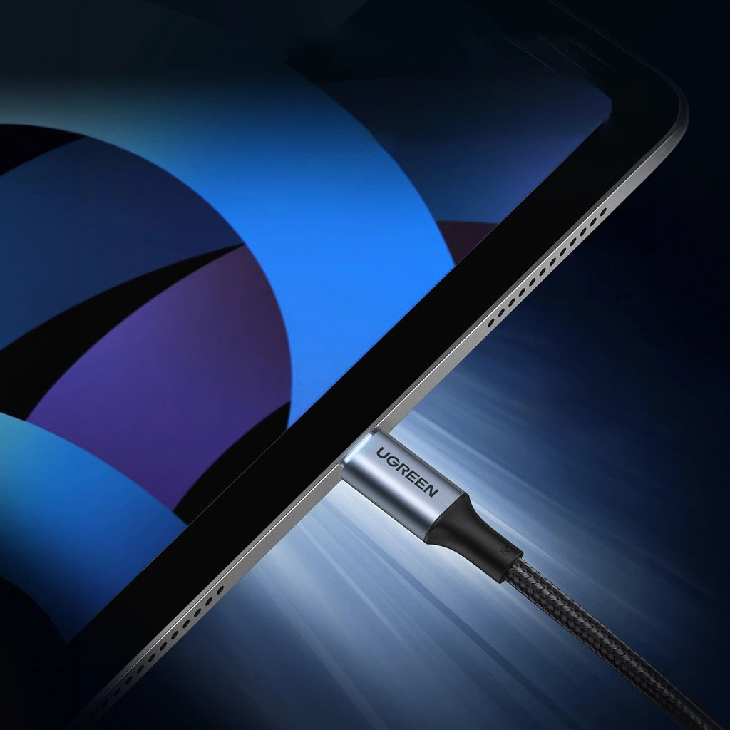 Cablu Date si Incarcare USB-C - USB-C UGREEN US316, 100W, 0.5m, Gri