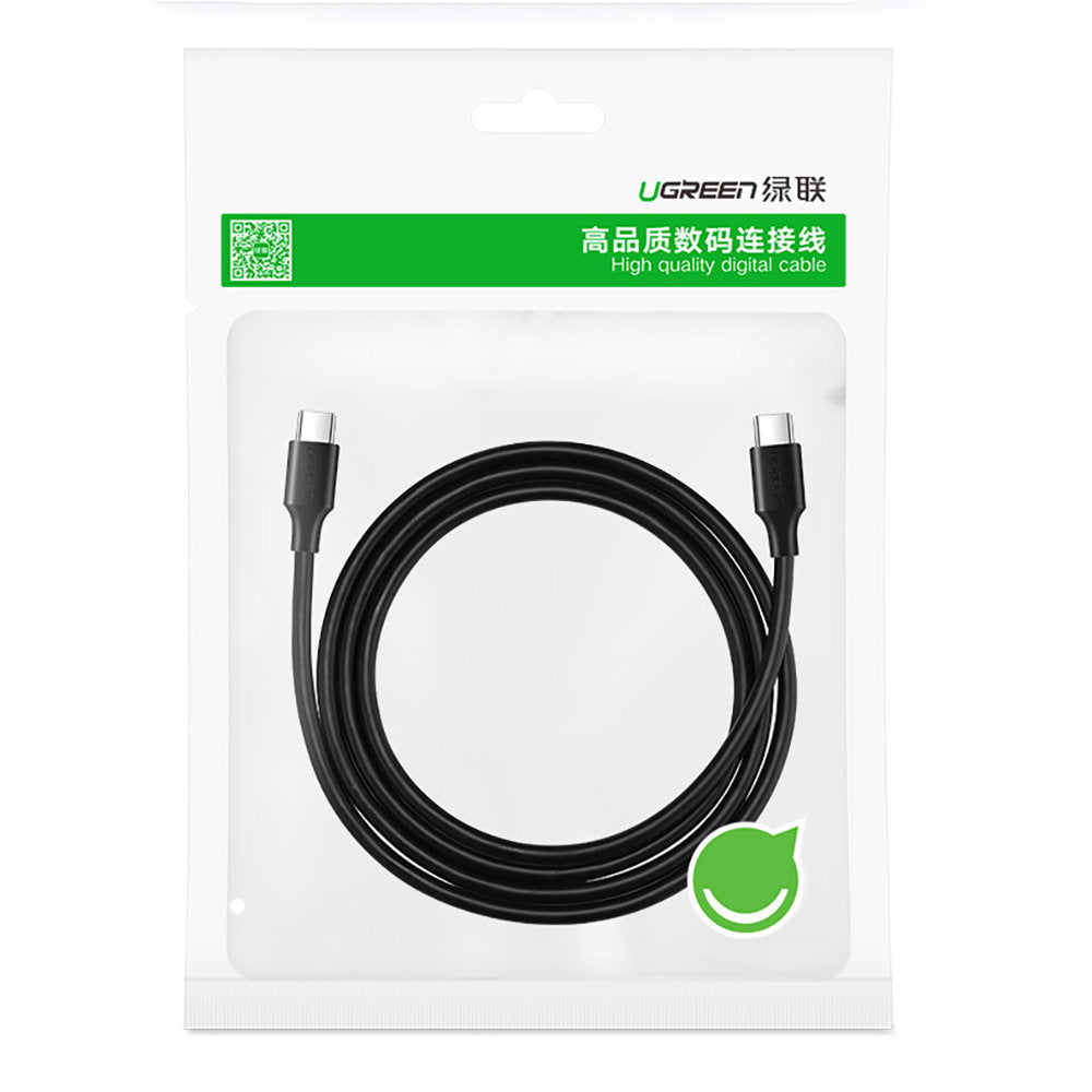 Cablu Date si Incarcare USB-C - USB-C UGREEN US286, 60W, 1m, Negru