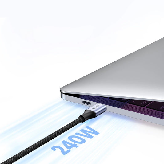 Cablu Date si Incarcare USB-C - USB-C UGREEN US535, 240W, 2m, Gri