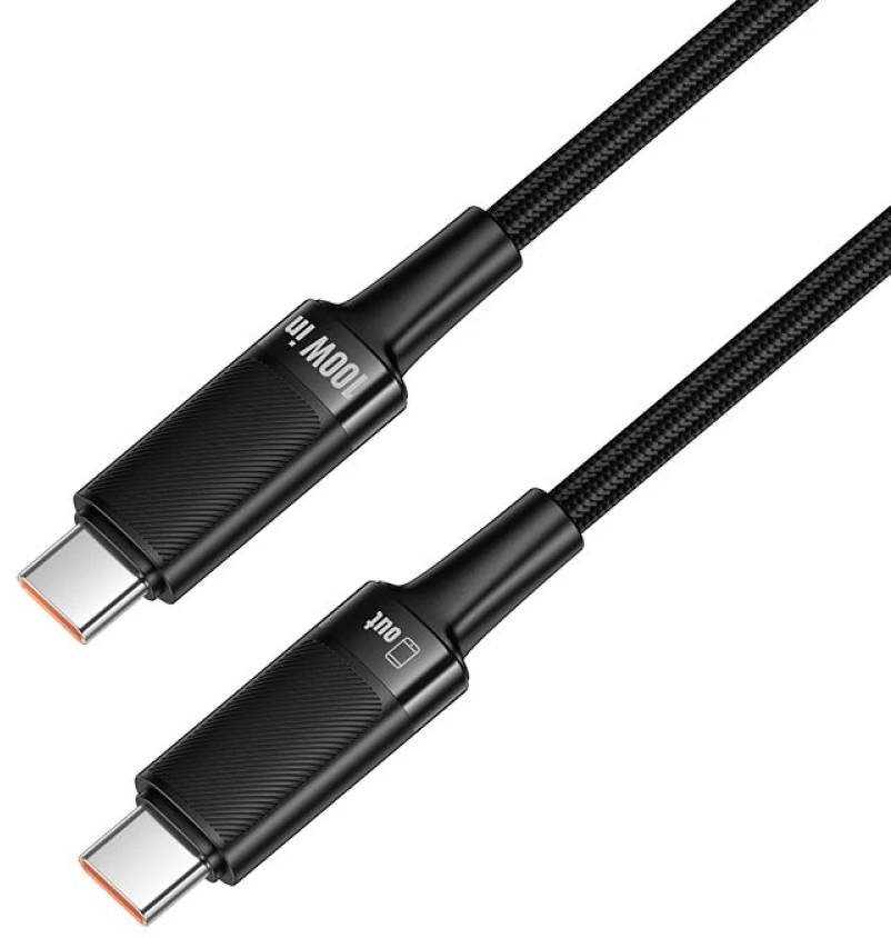 Cablu Date si Incarcare USB-C - USB-C HOCO U153 Extreme, 100W, 1.2m, Negru