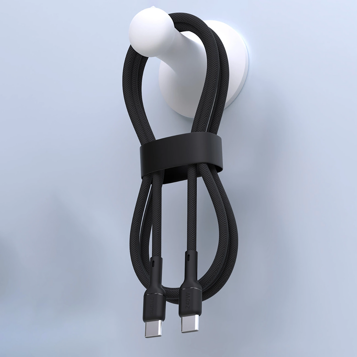 Cablu Date si Incarcare USB-C - USB-C Dudao L9C Max, 240W, 1.2m, Negru
