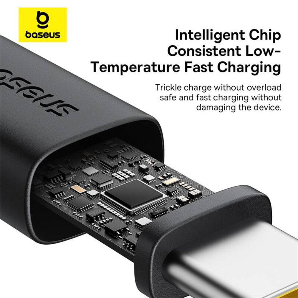 Cablu Date si Incarcare USB-A - USB-C Baseus Dura Series, 60W, 1m, Rosu P10377802U01-01