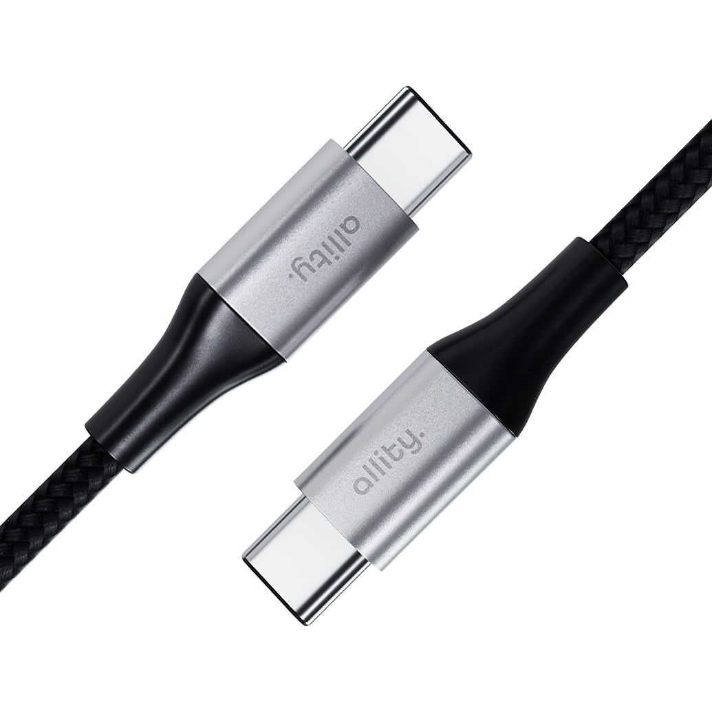 Cablu Date si Incarcare USB-C - USB-C Allity. AUC-01, 100W, 2m, Negru