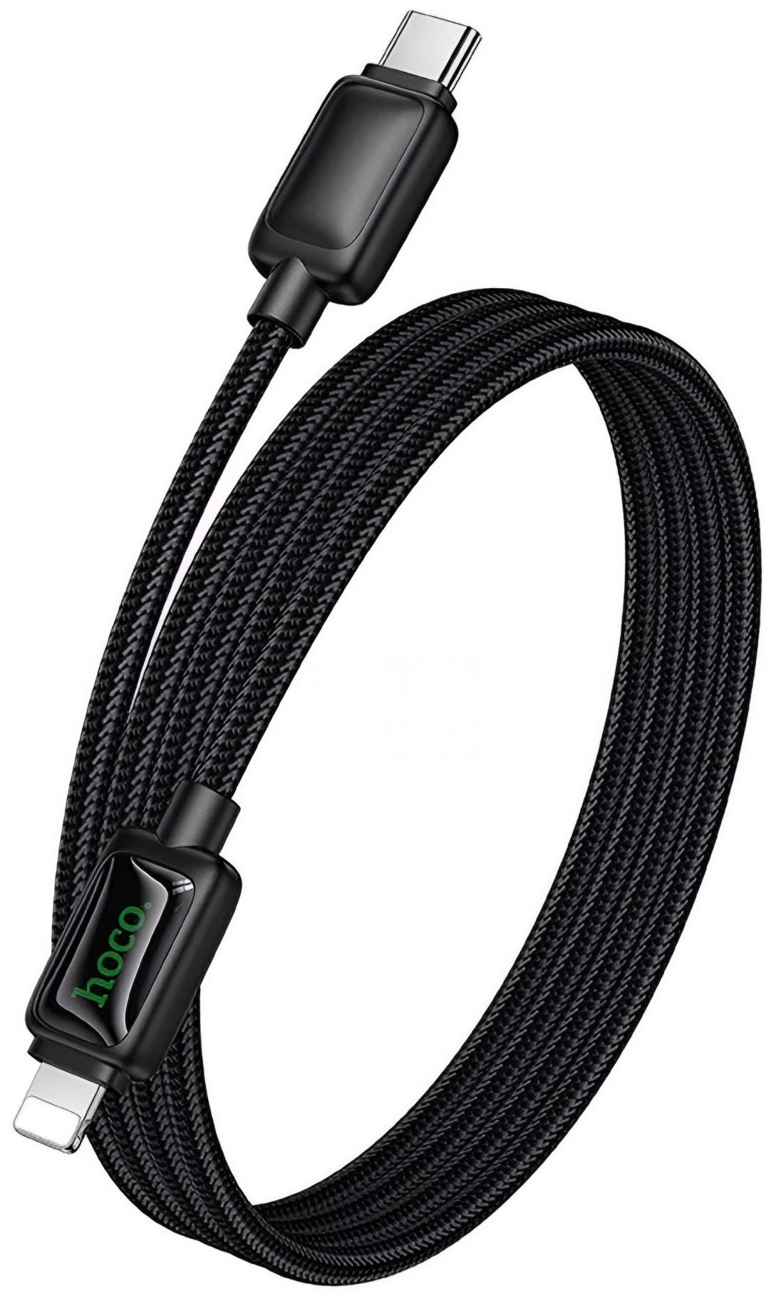 Cablu Date si Incarcare USB-C - Lightning HOCO U146, 30W, 1.2m, Negru