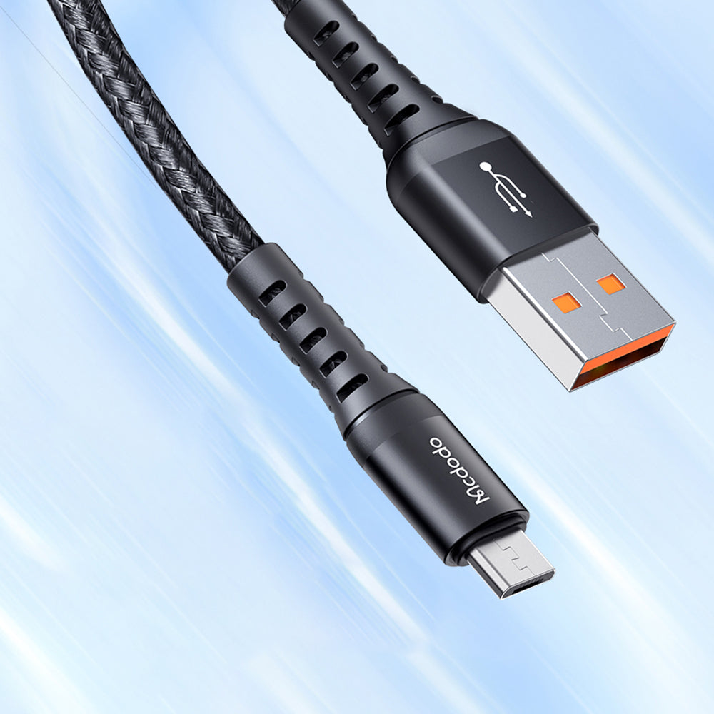 Cablu Date si Incarcare USB-A - microUSB McDodo CA-2281, 18W, 1m, Negru