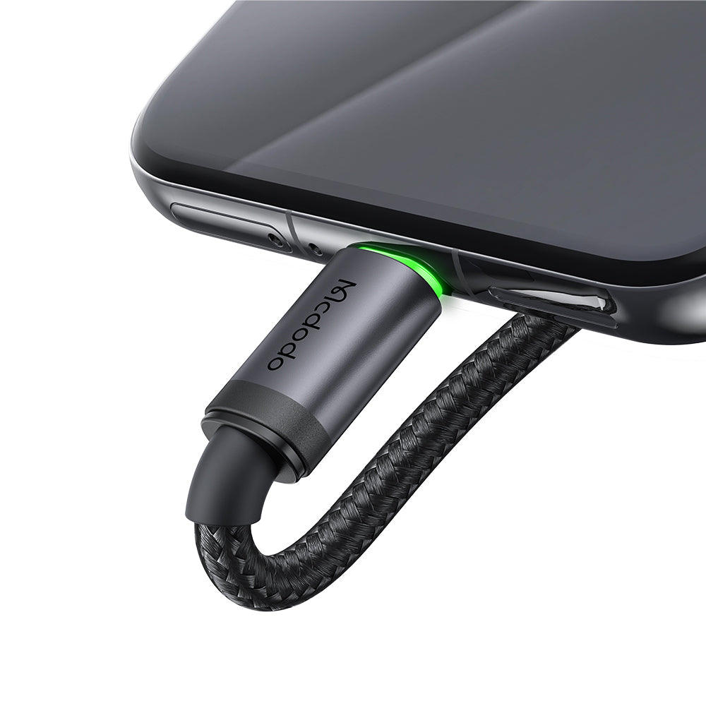 Cablu Date si Incarcare USB-A - microUSB McDodo CA-3990, 18W, 1m, Negru