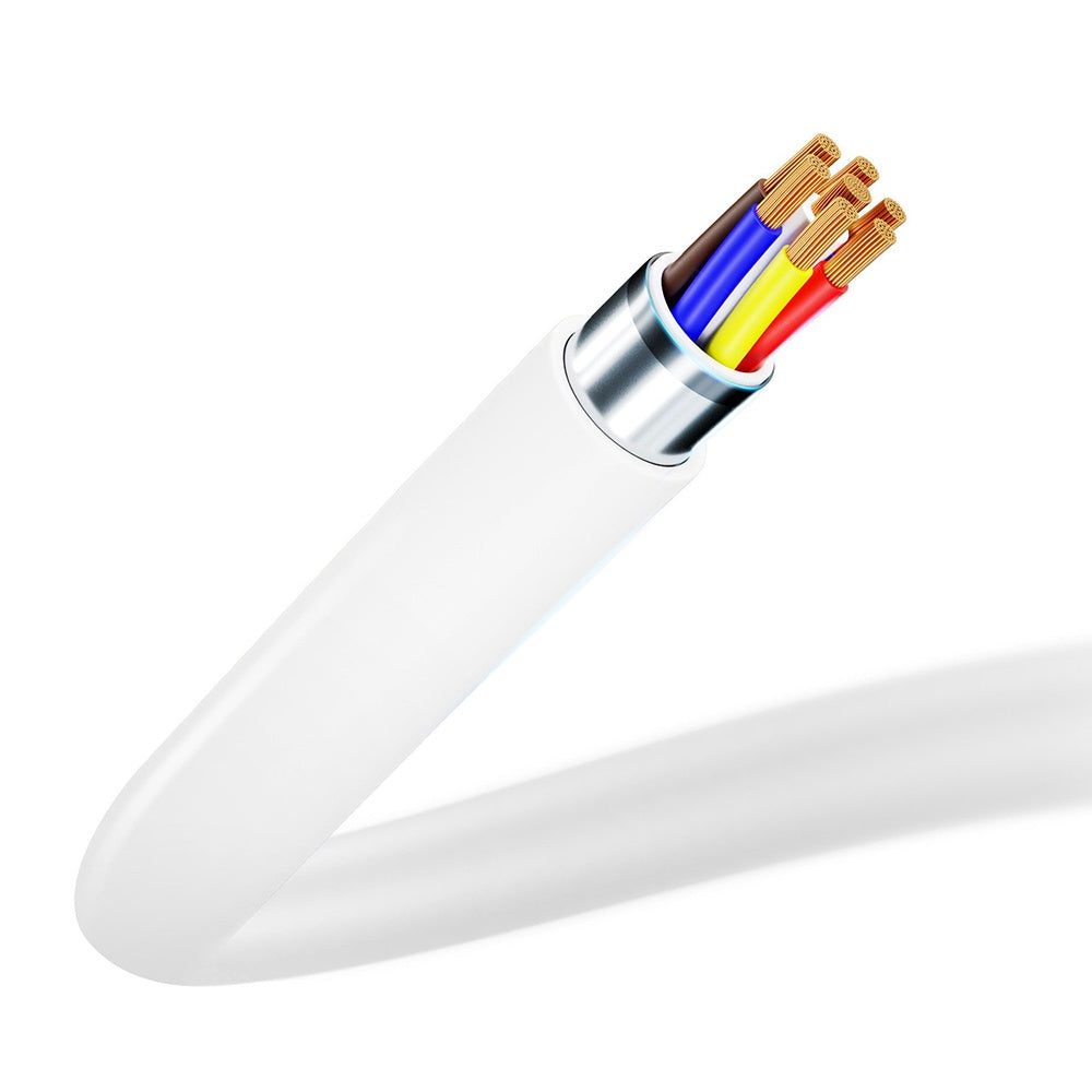 Cablu Date si Incarcare USB-A - USB-C 3MK Hyper, 60W, 1.2m, Alb