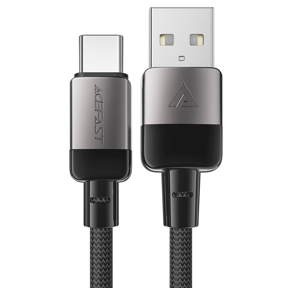 Cablu Date si Incarcare USB-A - USB-C Acefast C9-04, 18W, 1.2m, Negru