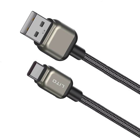 Cablu Date si Incarcare USB-A - USB-C Lito LD17, 18W, 1m, Negru