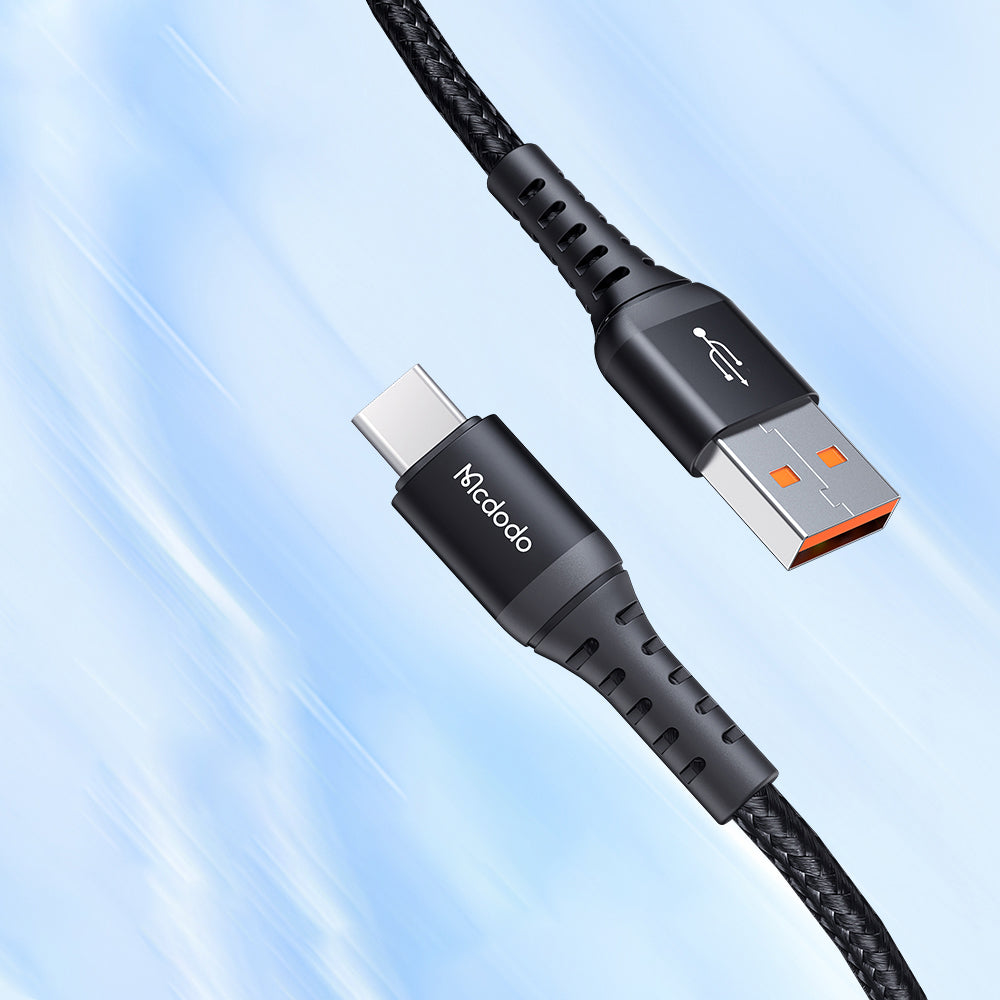 Cablu Date si Incarcare USB-A - USB-C McDodo CA-2271, 18W, 1m, Negru