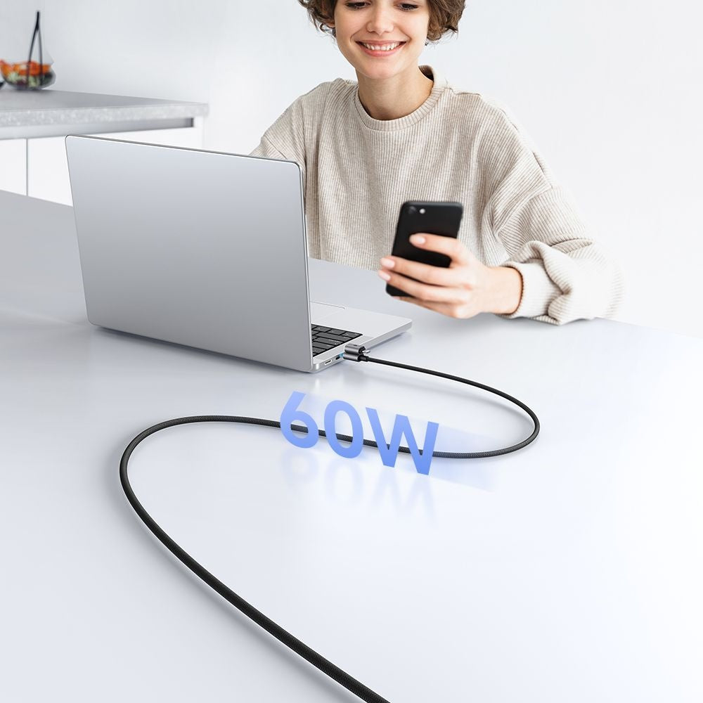 Cablu Date si Incarcare USB-A / USB-C - USB-C / Lightning McDodo CA-6560, 60W, 1.2m, Negru