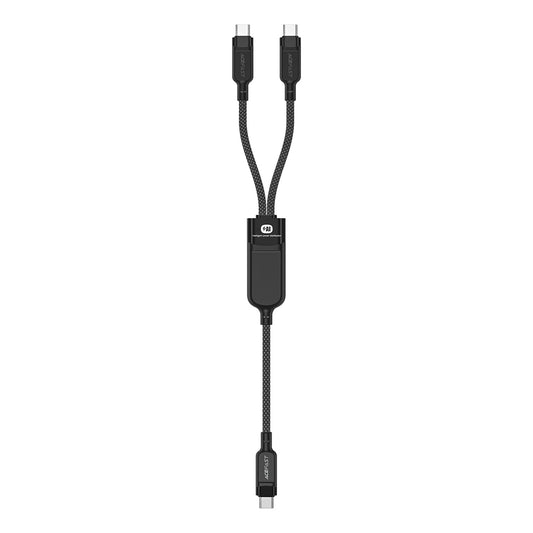 Cablu Date si Incarcare USB-C - 2 x USB-C Acefast C5-11, 100W, 1.2m, Negru
