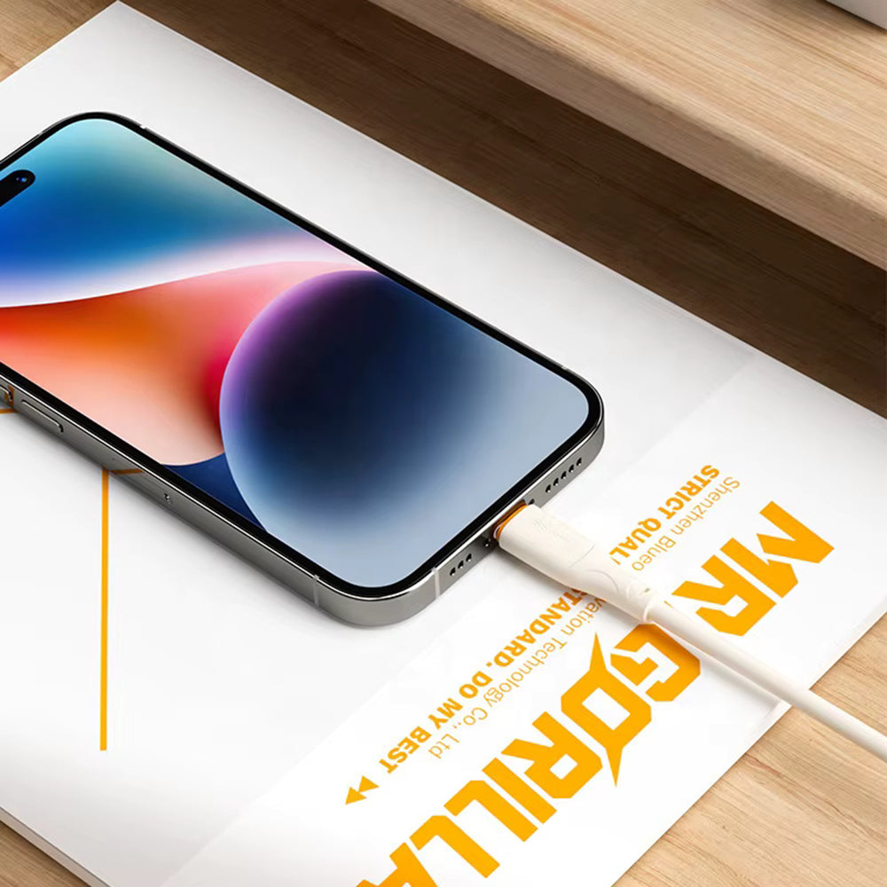 Cablu Date si Incarcare USB-C - Lightning Blueo Ape Legend, 20W, 1.5m, Gri